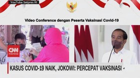 VIDEO: Kasus Covid-19 Naik, Jokowi: Percepat Vaksinasi