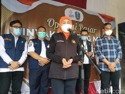 Kata Khofifah Soal  Harga Kedelai di Jatim Terus Melambung