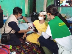 Korban Banjir di Sukabumi Terserang Penyakit ISPA dan Gatal-gatal