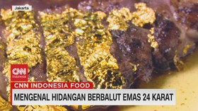 VIDEO: Mengenal Hidangan Berbalut Emas 24 Karat