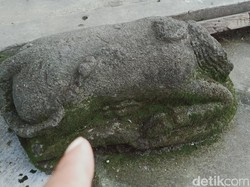 Arca Nandi dan Batu Bertakik Ditemukan Terpendam Dekat Sumur di Klaten