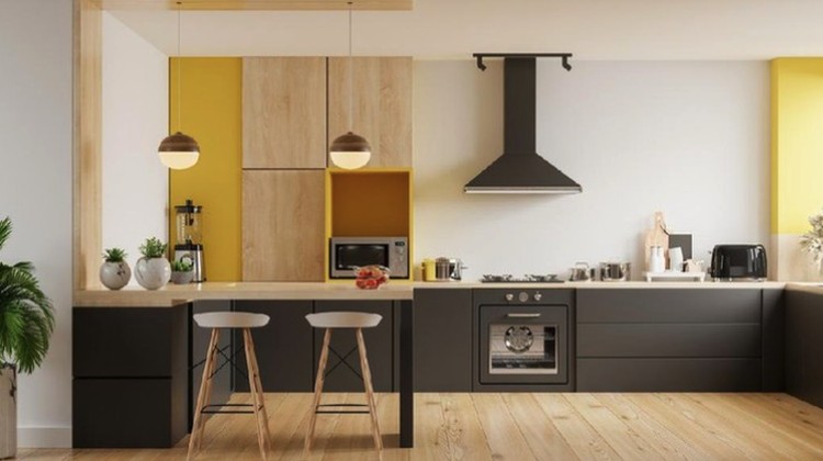 Sedang mencari inspirasi kombinasi warna cat dapur minimalis yang aesthetic dan kekinian? Intip di sini yuk, Bunda.