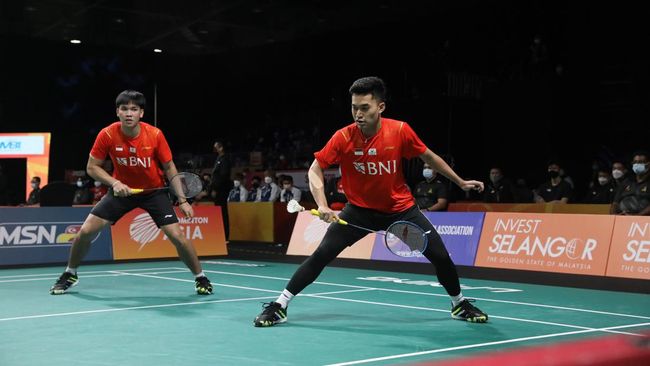Jadwal 3 wakil Indonesia di final badminton SEA Games 2021 (2022) yang digelar di Bac Giang Gymnasium, Vietnam, Minggu (22/5).