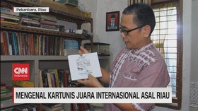 VIDEO: Furqon Elwe, Kartunis Riau Juara Kontes Kartun Internasional