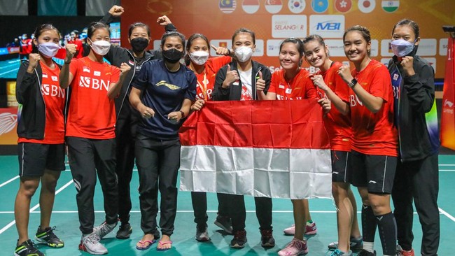 Ketua PP PBSI Agung Firman Sampurna menyatakan keberhasilan tim putri menjadi juara Badminton Asia Team Championship (BATC) 2022.