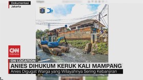 VIDEO: Anies Dihukum Keruk Kali Mampang