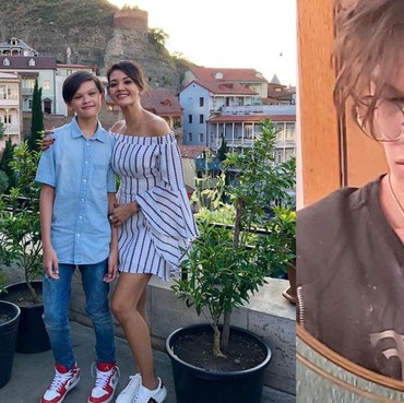 Sekolah di Amerika, 8 Penampilan Armand Anak Farah Quinn Bikin Pangling