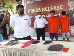 2 Maling di Pasuruan Tertangkap, Hasil Curanmor Dipakai Beli Chip Game Online