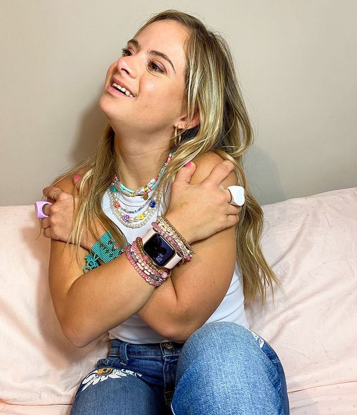 Sofia Jirau seorang model cantik pengidap down syndrome jadi model Victoria's Secret tengah jadi sorotan&period; Yuk&comma; intip potretnya&excl;