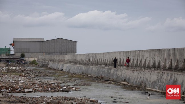 Bappenas mengklaim punya 8 kajian soal pembangunan giant sea wall. Namun, rencana pembangunan giant sea wall Banten ke Jatim perly dikaji lebih lanjut.