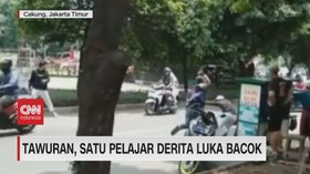 VIDEO: Terlibat Tawuran, Satu Pelajar Mengalami Luka Bacok