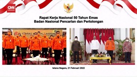 VIDEO: Jokowi Minta Basarnas Pakai Teknologi Canggih Selamatkan Korban