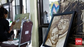 FOTO: Deretan Seniman Pamerkan Karya di Depok