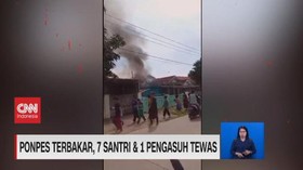VIDEO: Ponpes Terbakar, 7 Santri & 1 Pengasuh Tewas