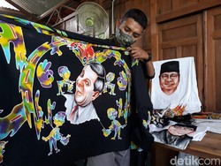 Aksi Pembatik Bantul Curi Start Pilpres 2024: Lukis Wajah Capres