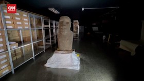 VIDEO: Moai, Warisan Leluhur di Santiago Kembali ke Rapa Nui
