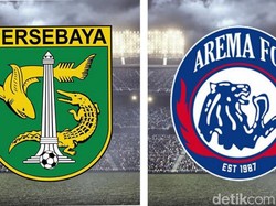 Babak Pertama Persebaya Vs Arema FC: Singo Edan Lebih Dominan