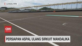 VIDEO: Persiapan Aspal Ulang Sirkuit Mandalika