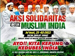 Gelar Aksi di Kedubes India Hari Ini, PA 212 Minta Massa Taat Prokes-Tertib