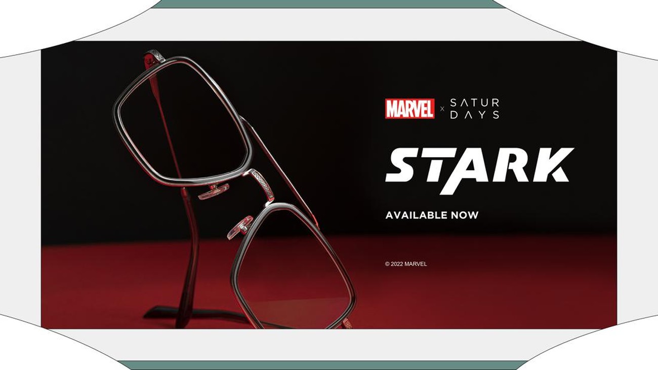 STARK-Kacamata Wajib Bagi Penggemar Iron Man, Kolaborasi Eksklusif SATURDAYS dengan MARVEL