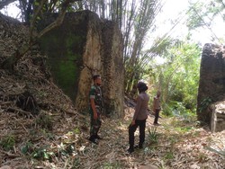 Situs Raja Bone Sulsel Dirusak Tambang Liar, TNI-Polri Turun Tangan