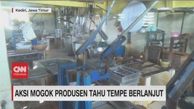 VIDEO: Aksi Mogok Produsen Tahu Tempe Berlanjut