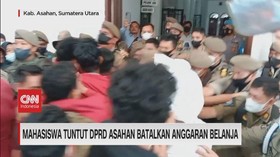 VIDEO: Aksi Unjuk Rasa Mahasiswa Berakhir Ricuh
