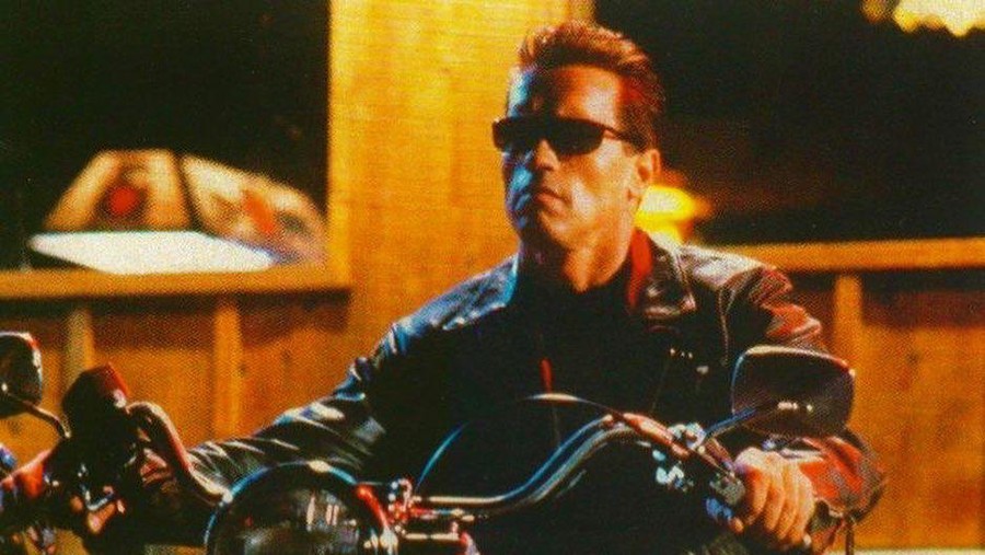 Arnold Schwarzenegger di film The Terminator