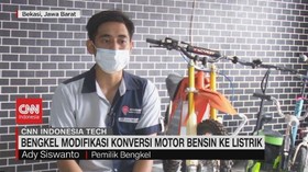 VIDEO: Bengkel Modifikasi Konversi Motor Bensin Ke Listrik