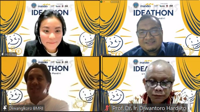 Bank Mandiri berkolaborasi dengan UK Petra Surabaya menyelenggarakan 'IDEATHON' yang diharapkan mampu mendorong wirausaha muda di kalangan mahasiswa.