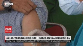 VIDEO: Jarak Vaksin Booster Bagi Lansia Jadi 3 Bulan