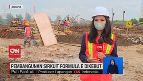VIDEO: Pembangunan Sirkuit Formula-E Dikebut