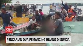 VIDEO: Pencarian Dua Pemancing Hilang di Sungai