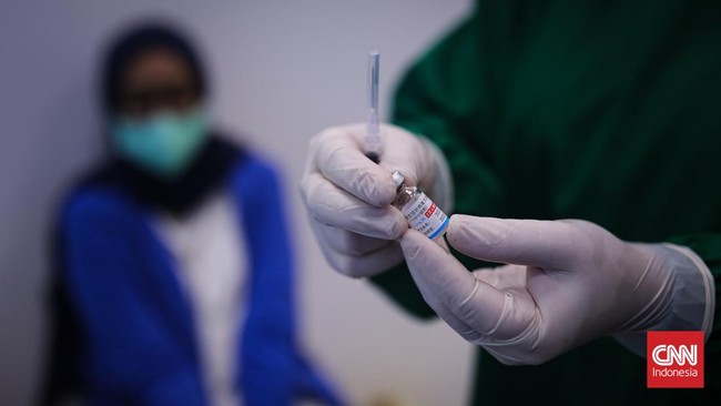 Persediaan vaksin penguat merek Pfizer dan Moderna di Bekasi kosong dan hanya menyisakan vaksin jenis AstraZeneca.