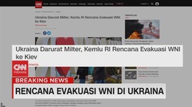VIDEO: Rencana Evakuasi WNI di Ukraina