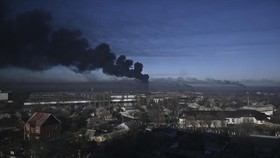 Pasukan Tempur Rusia Ledakkan Pipa Gas di Kharkiv Ukraina