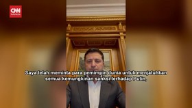 VIDEO: Presiden Ukraina Minta Pemimpin Dunia Beri Sanksi Putin