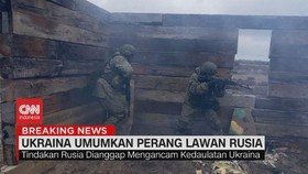 VIDEO: Ukraina Umumkan Perang Lawan Rusia