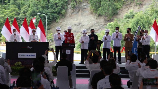 Dua PLTA yang diresmikan Presiden Joko Widodo dengan total kapasitas 605 MW siap memperkuat keandalan pasokan listrik di Sulawesi