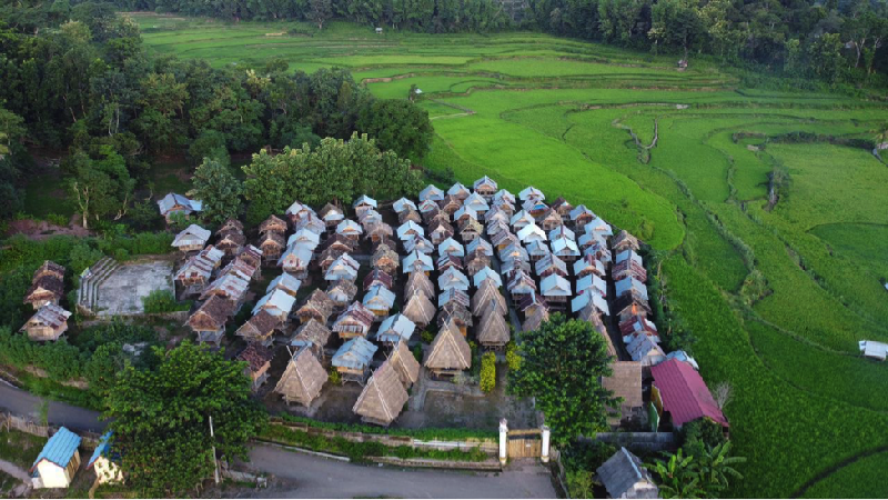 Rumah Adat Uma Lengge Bawa Maria Menangkan Desa BRILian 2021