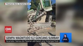 VIDEO: Gempa Magnitudo 6.2 Guncang Sumatera Barat