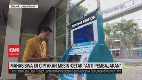 VIDEO: Mahasiswa UI Ciptakan Mesin Cetak 