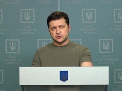 Sindir Barat Lamban, Presiden Ukraina Ajak Warga Eropa Lawan Rusia