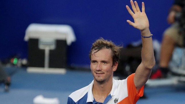 Petenis nomor satu dunia asal Rusia Daniil Medvedev menolak peperangan dan menyerukan perdamaian dunia.