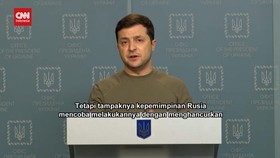 VIDEO: Vladimir Zelensky Desak Rusia Kembali Ke Jalan Perdamaian