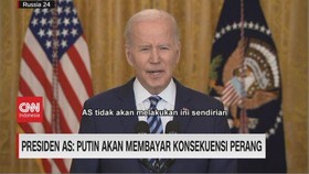 VIDEO: Presiden AS: Putin Akan Membayar Konsekuensi Perang