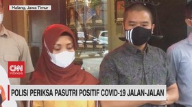 VIDEO: Polisi Periksa Pasutri Positif Covid-19 Jalan-Jalan