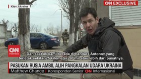 VIDEO: Pasukan Rusia Ambil Alih Pangkalan Udara Ukraina