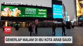 VIDEO: Gemerlap Malam di Ibu Kota Arab Saudi
