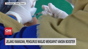 VIDEO: Jelang Ramadan, Pengurus Masjid Mendapat Vaksin Booster